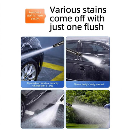 𝐔𝐒 𝐎𝐟𝐟𝐢𝐜𝐢𝐚𝐥 𝐒𝐭𝐨𝐫𝐞|High-Pressure Car Wash Hose Nozzle with Quick Connectors Included – Home Garden Spray Gun for Cars, Patios & Driveways