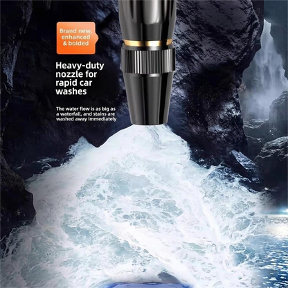 𝐔𝐒 𝐎𝐟𝐟𝐢𝐜𝐢𝐚𝐥 𝐒𝐭𝐨𝐫𝐞|High-Pressure Car Wash Hose Nozzle with Quick Connectors Included – Home Garden Spray Gun for Cars, Patios & Driveways