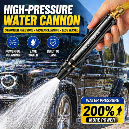 𝐔𝐒 𝐎𝐟𝐟𝐢𝐜𝐢𝐚𝐥 𝐒𝐭𝐨𝐫𝐞|High-Pressure Car Wash Hose Nozzle with Quick Connectors Included – Home Garden Spray Gun for Cars, Patios & Driveways